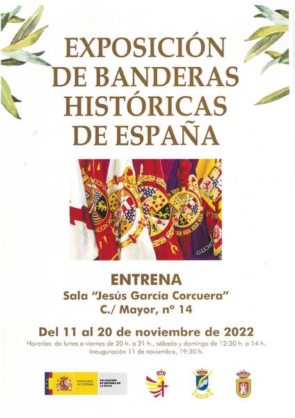Exposición de banderas históricas de España